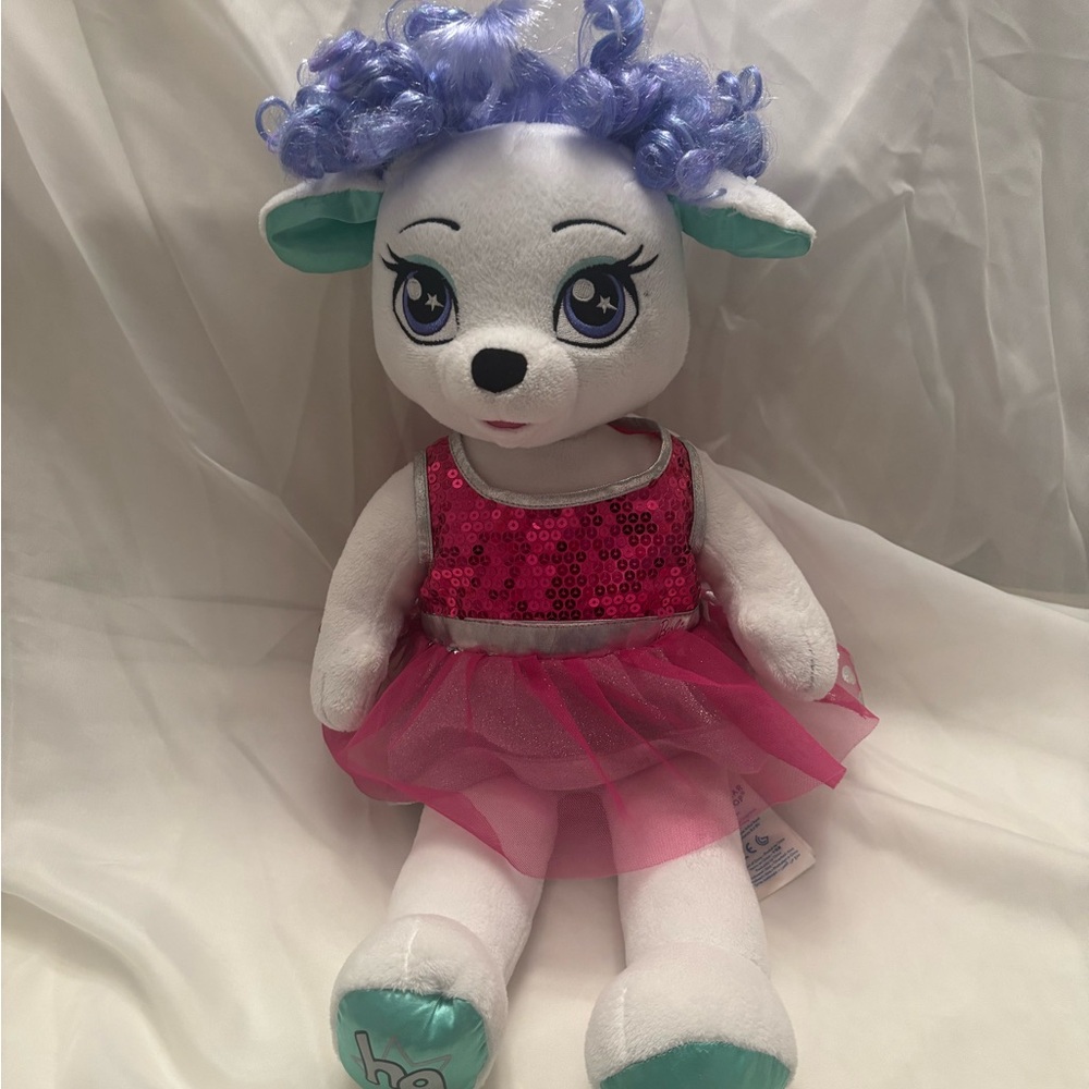 Build-A-Bear Workshop Honey Girls Stella Poodle Dog plush toy.